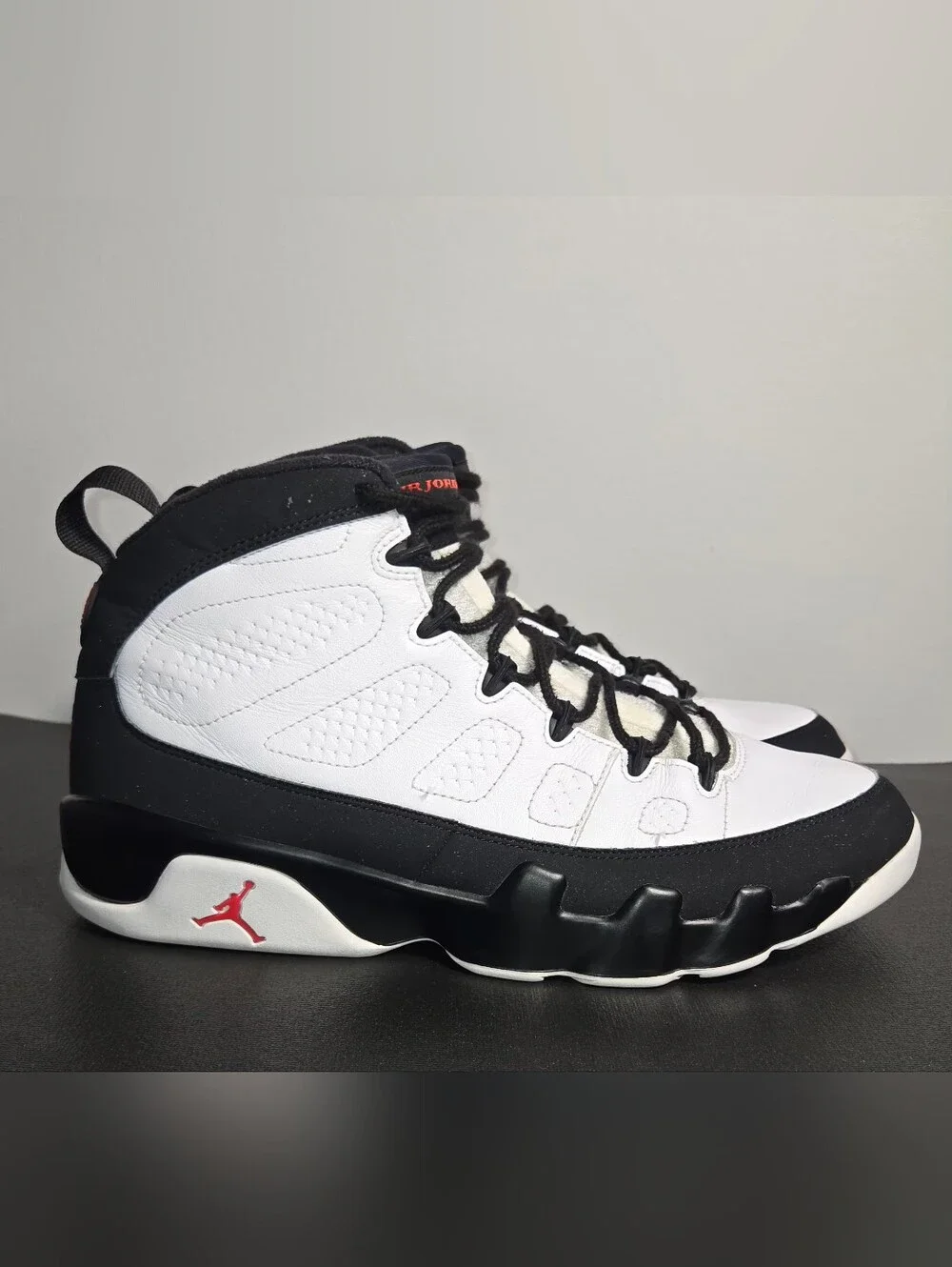 Air Jordan 9 Retro Space Jam  Black White 2016  302370-112 Size 12